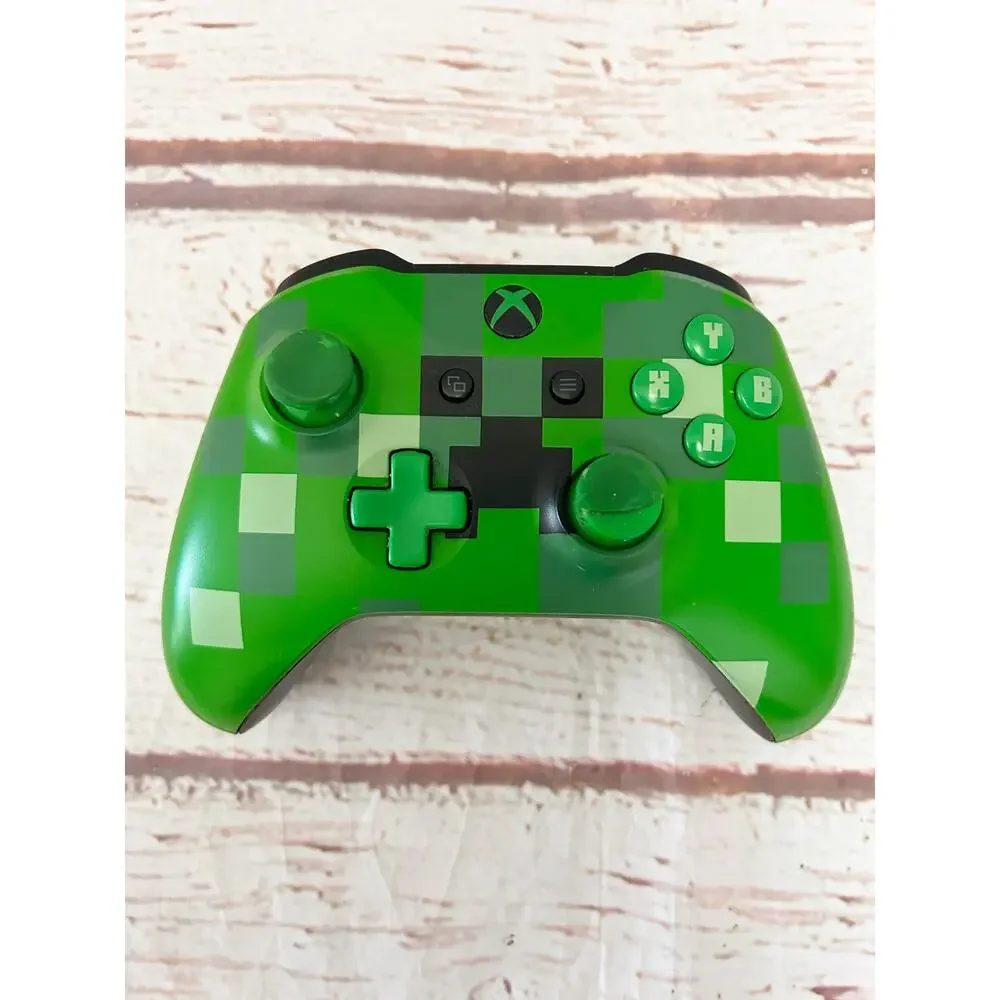 MICROSOFT Xbox One Wireless Controller Minecraft Creeper Edition Green Black